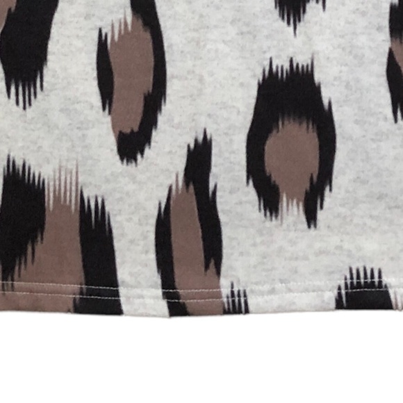Belinda Top Womens Size Small Animal Print V-Neck Pull Over Lightweight Fall - Picture 4 of 6
